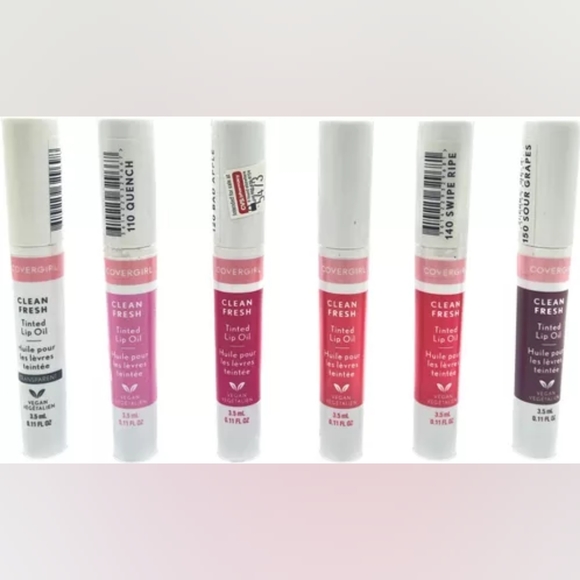 NWT COVERGIRL CLEAN FRESH TINTED LIP OIL N°140 SWIPE RIPE! BUY 2 FOR $10! - Picture 6 of 15